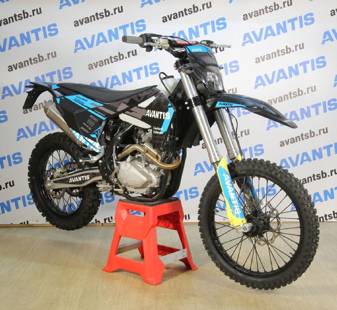 Мотоцикл AVANTIS ENDURO 250 CARB (PR250/172FMM-5 DESIGN HS ЧЕРНЫЙ) KKE С ПТС