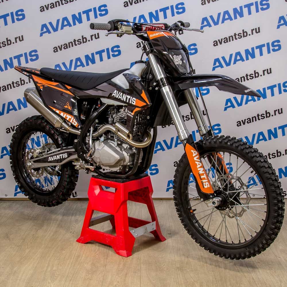 Мотоцикл AVANTIS ENDURO 250 CARB (PR250/172FMM-5 DESIGN KT ЧЕРНЫЙ) ARS