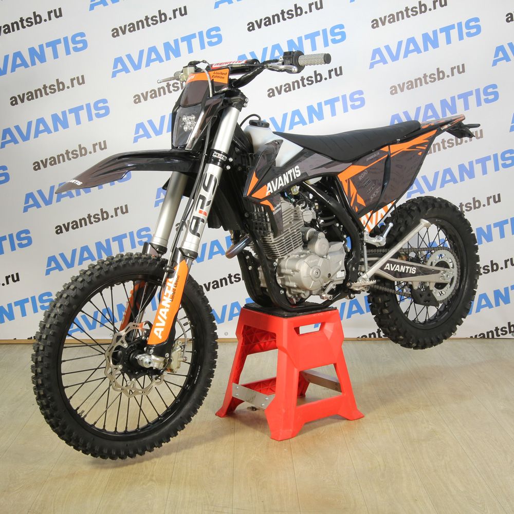 Мотоцикл AVANTIS ENDURO 250 CARB (PR250/172FMM-5 DESIGN KT ЧЕРНЫЙ) ARS С ПТС