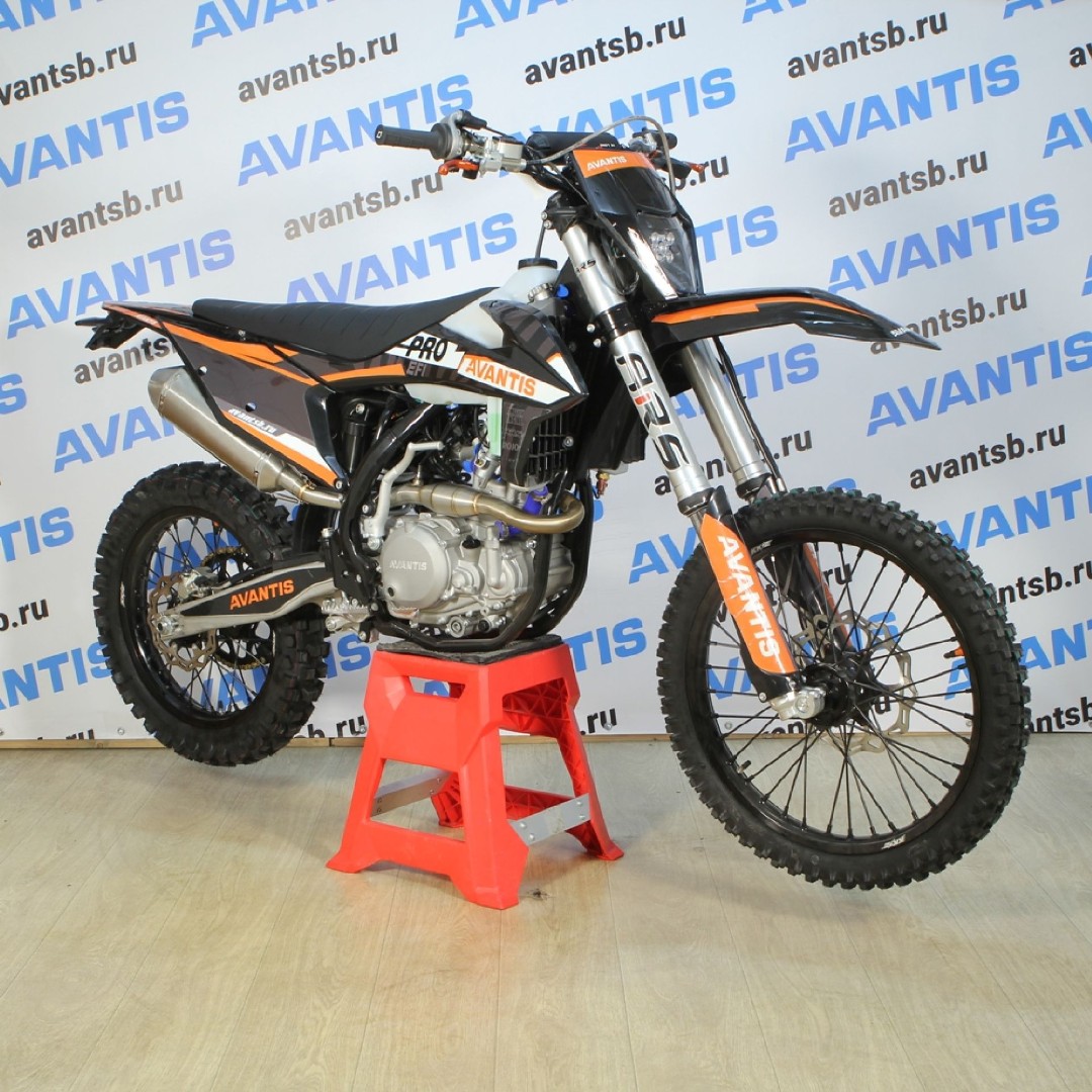 Мотоцикл AVANTIS ENDURO 300 PRO/EFI ARS (NC250/177MM, DESIGN KT ЧЕРНЫЙ) С ПТС