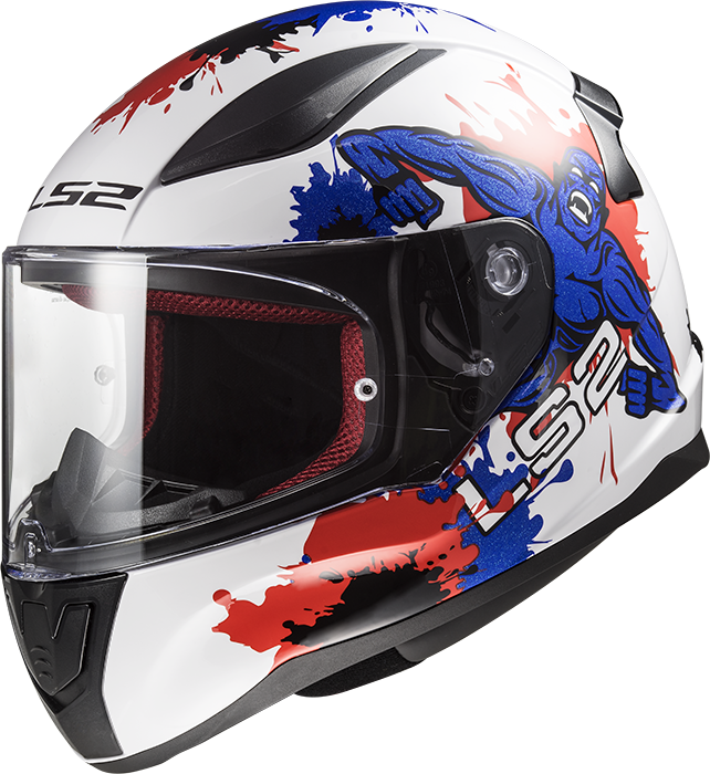 Детский шлем интеграл LS2 FF353 Rapid Kid Monster
