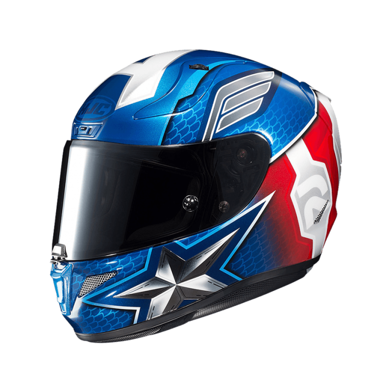 Шлем интеграл HJC Rpha 11 Marvel MC2 Captain America