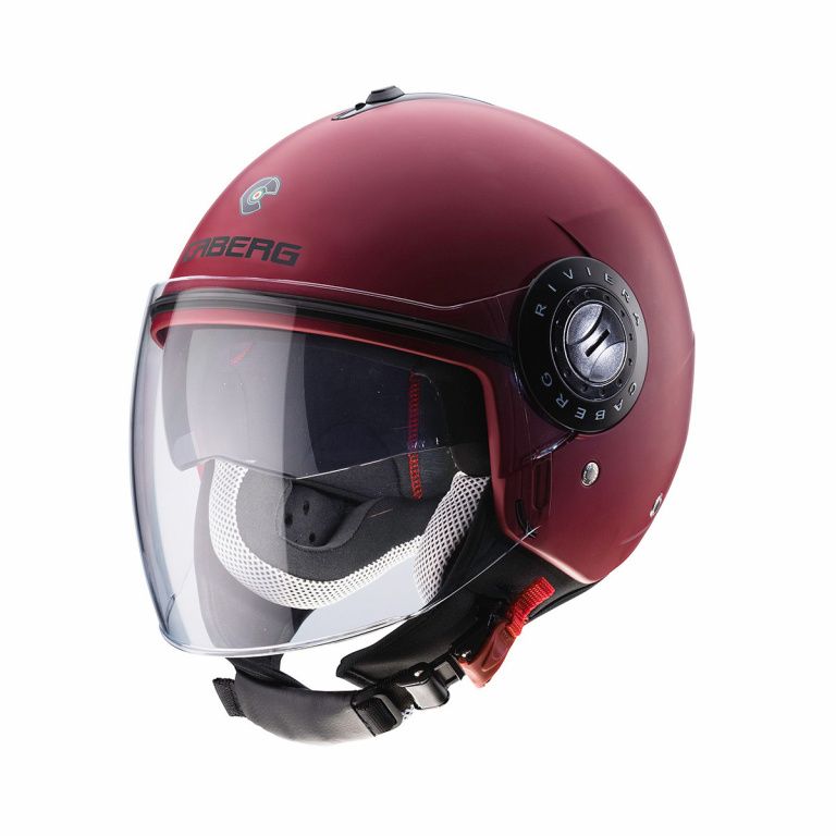 Мотошлем Caberg Riviera V3, цвет красный матовый