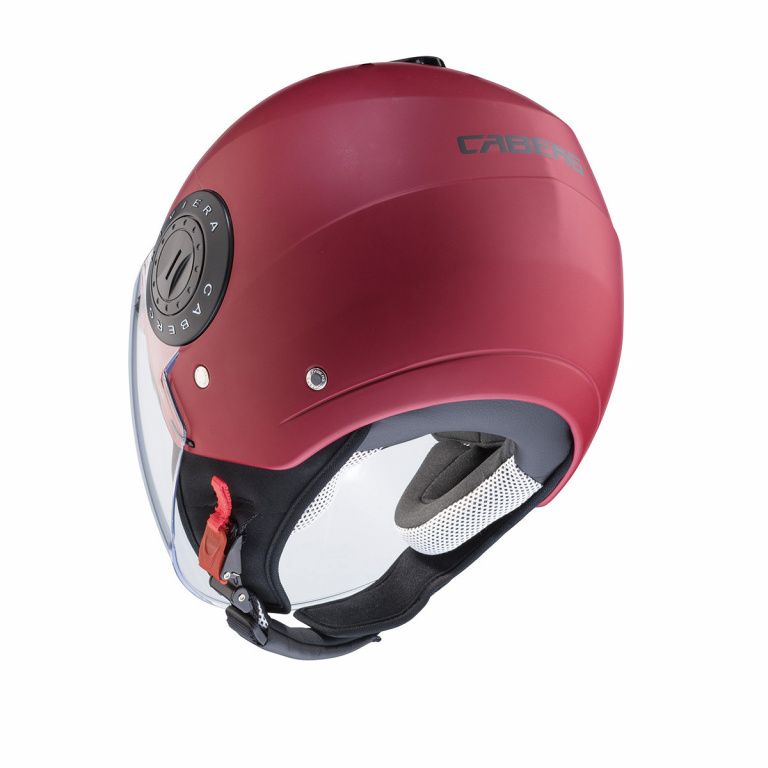 Мотошлем Caberg Riviera V3, цвет красный матовый — изображение 4