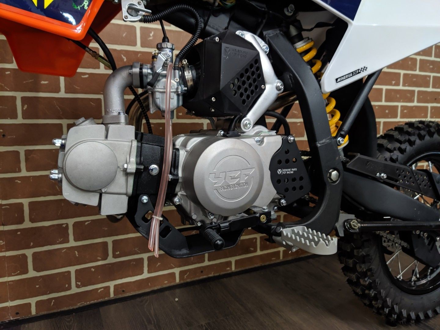 Питбайк YCF BIGY 125MXE-KL1 (эл.стартер, фара) 17/14 125cc — изображение 7