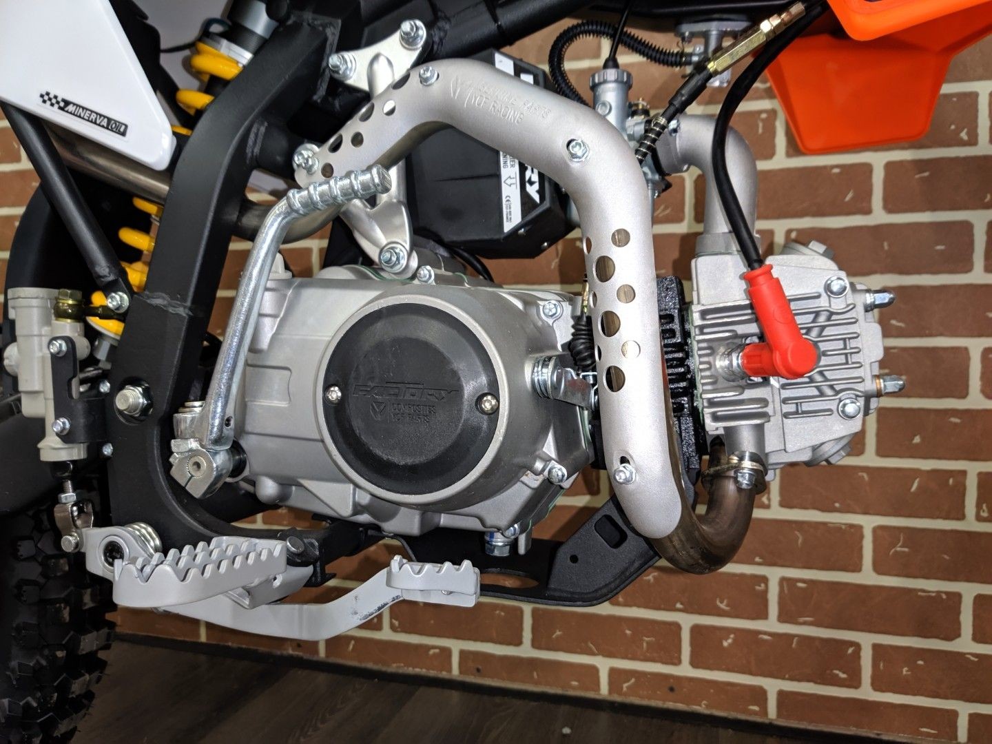 Питбайк YCF BIGY 125MXE-KL1 (эл.стартер, фара) 17/14 125cc — изображение 2