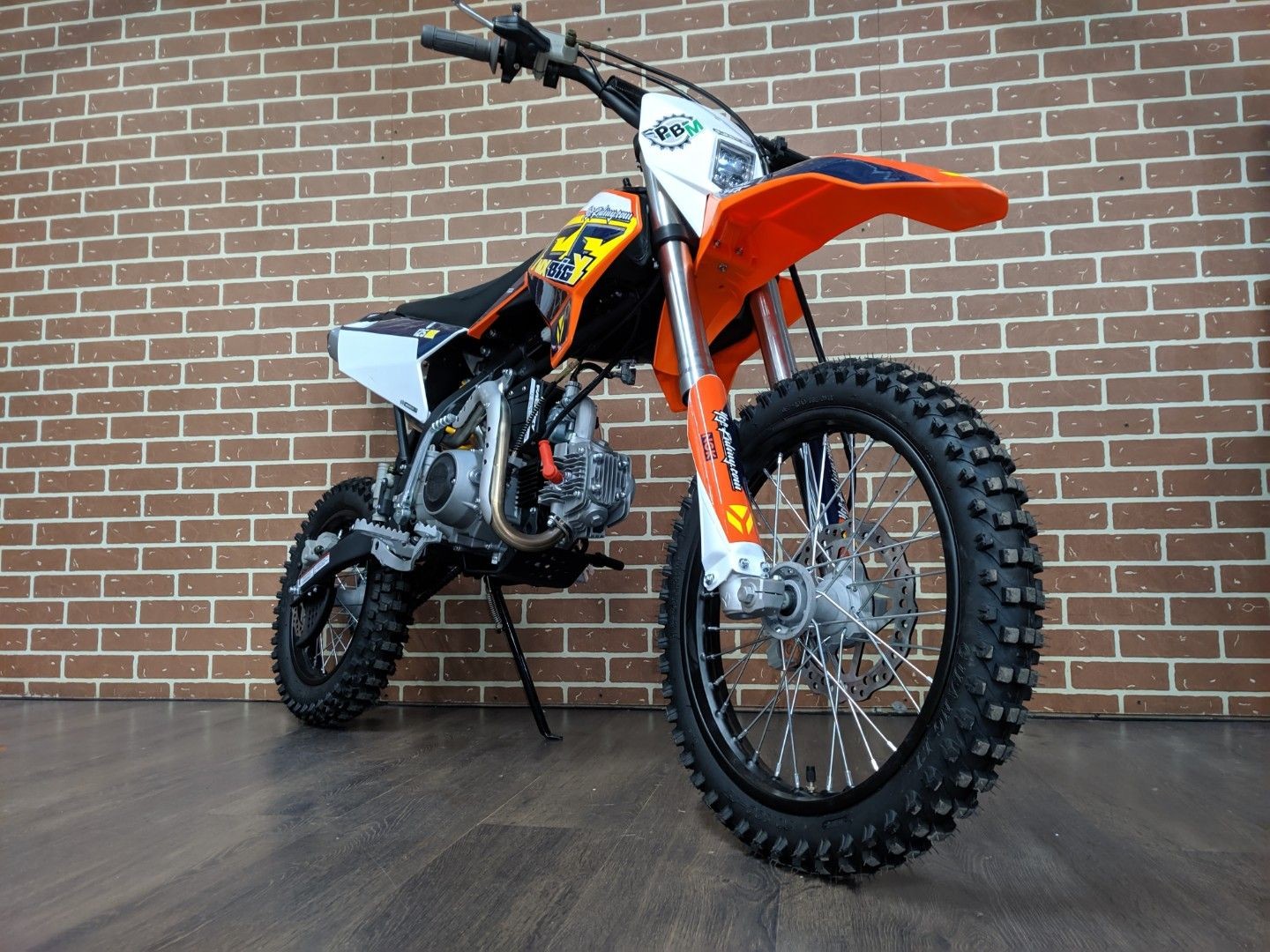 Питбайк YCF BIGY 125MXE-KL1 (эл.стартер, фара) 17/14 125cc