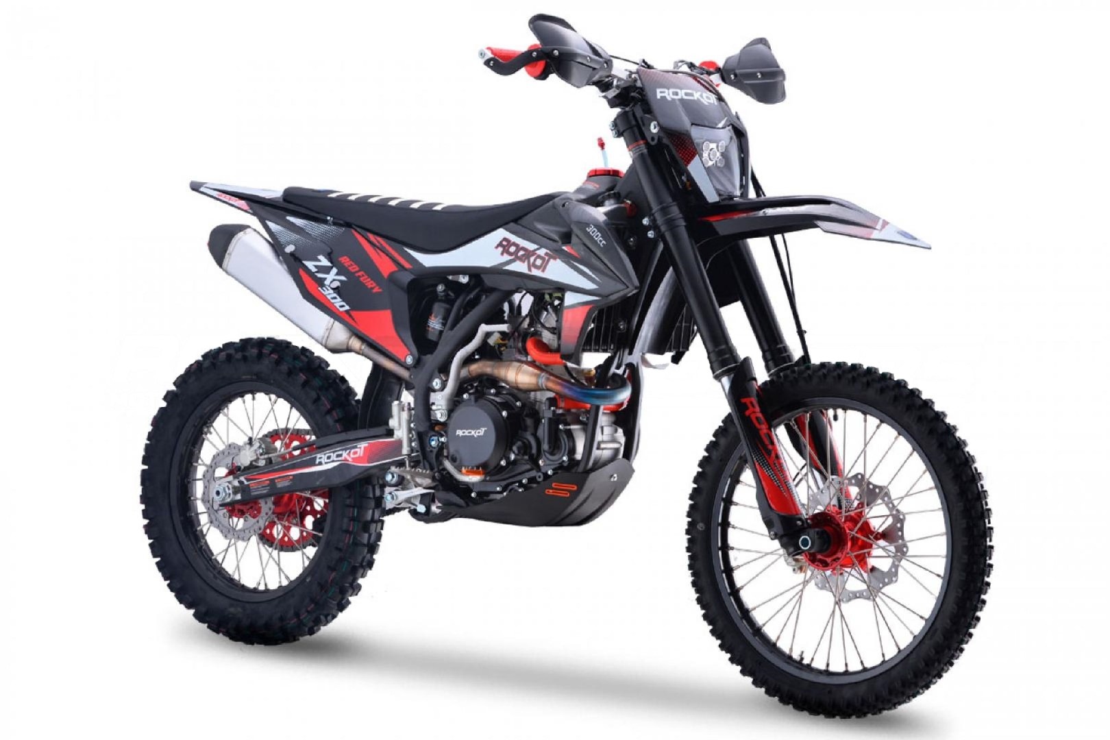 Мотоцикл ROCKOT ZX300 Red Fury (300сс, 177ММ, 21/18) Version 2022