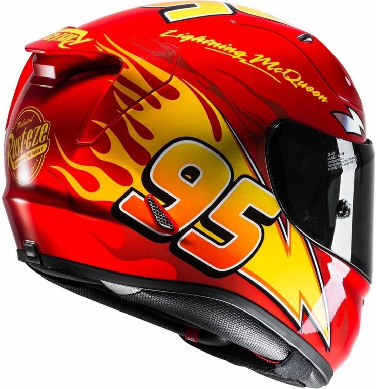 Шлем интеграл HJC Rpha 11 Disney Lightning Mcqueen Pixar — изображение 3