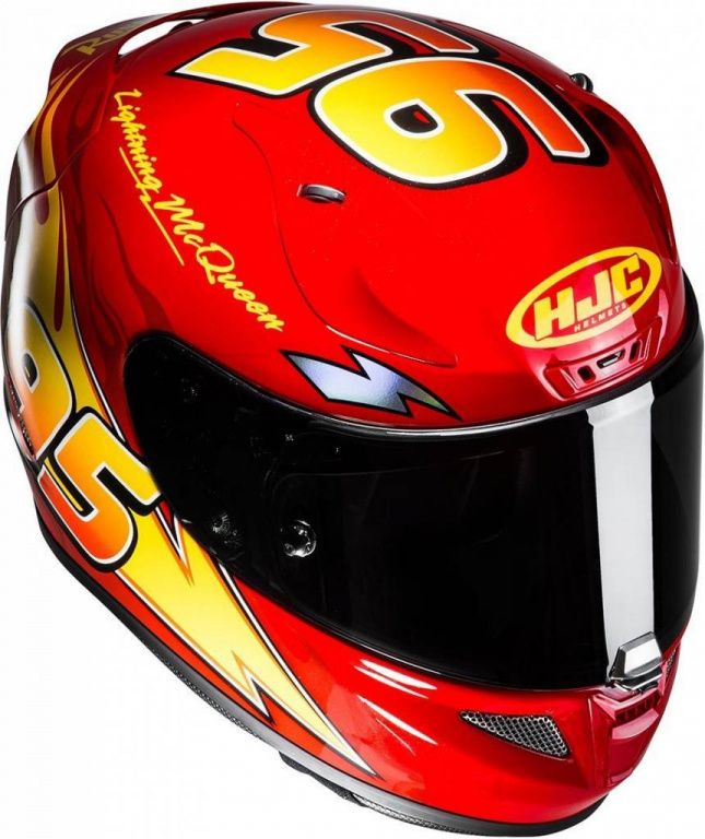 Шлем интеграл HJC Rpha 11 Disney Lightning Mcqueen Pixar — изображение 4