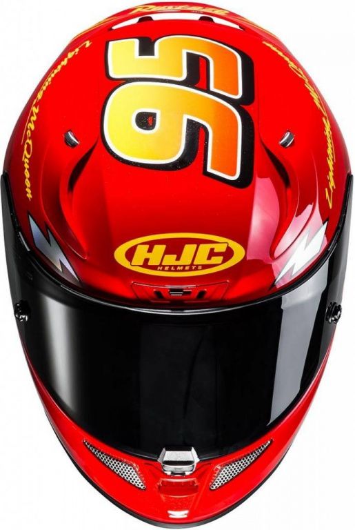 Шлем интеграл HJC Rpha 11 Disney Lightning Mcqueen Pixar — изображение 2