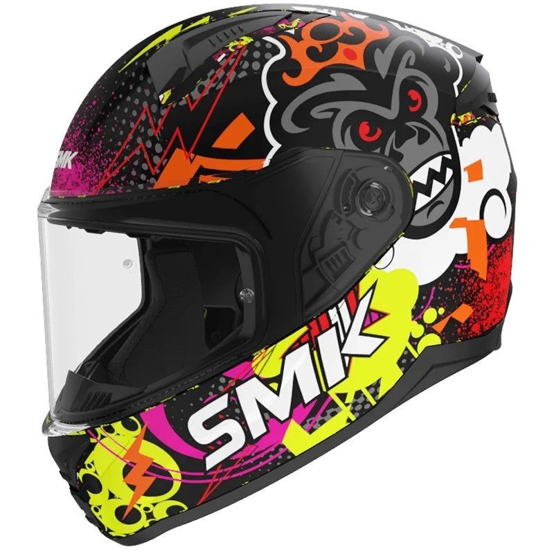 Шлем интеграл SMK BIONIC YOUTH CHIMPZ детский