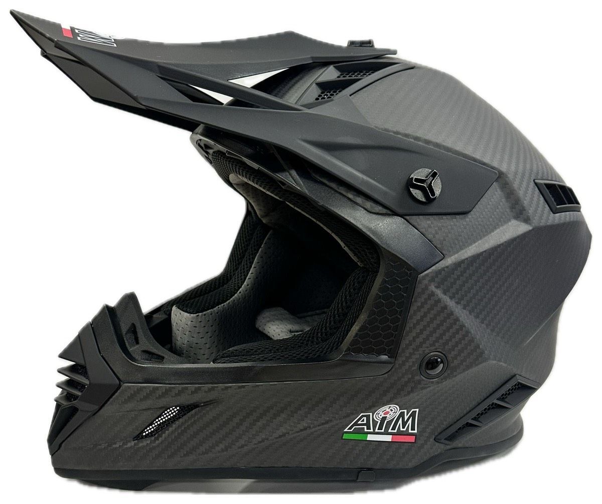 Шлем кроссовый AiM RH855 Carbon 3K
