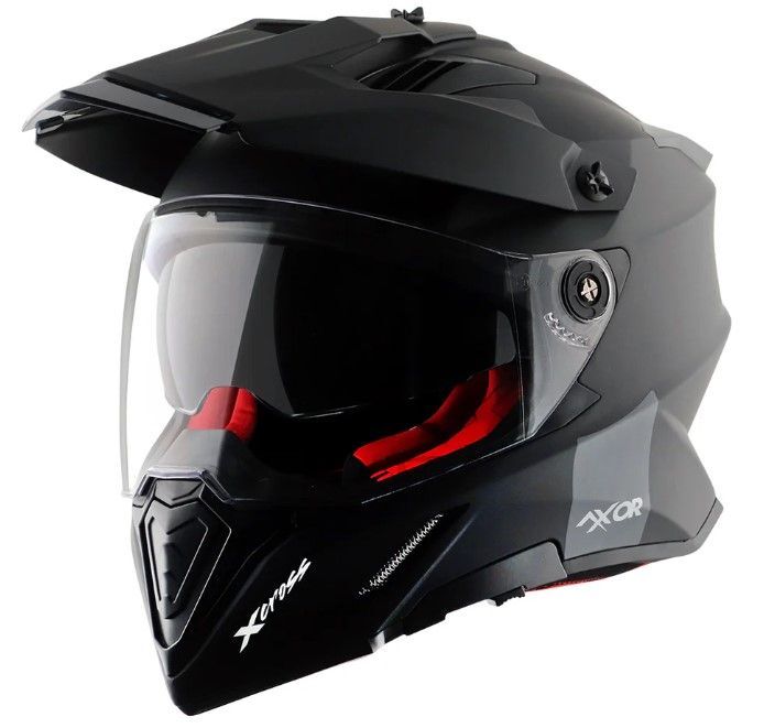 Шлем кроссовый AXOR X-CROSS DUAL VISOR-E