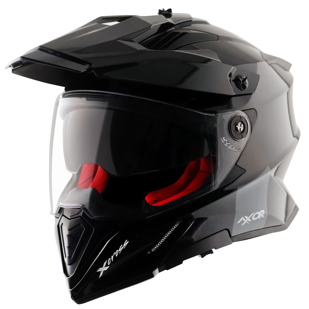 Шлем кроссовый AXOR X-CROSS DUAL VISOR KR с визором