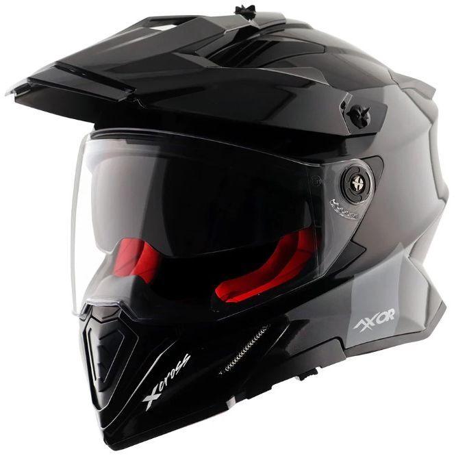 Шлем кроссовый AXOR X-CROSS SC - DUAL VISOR-E с визором