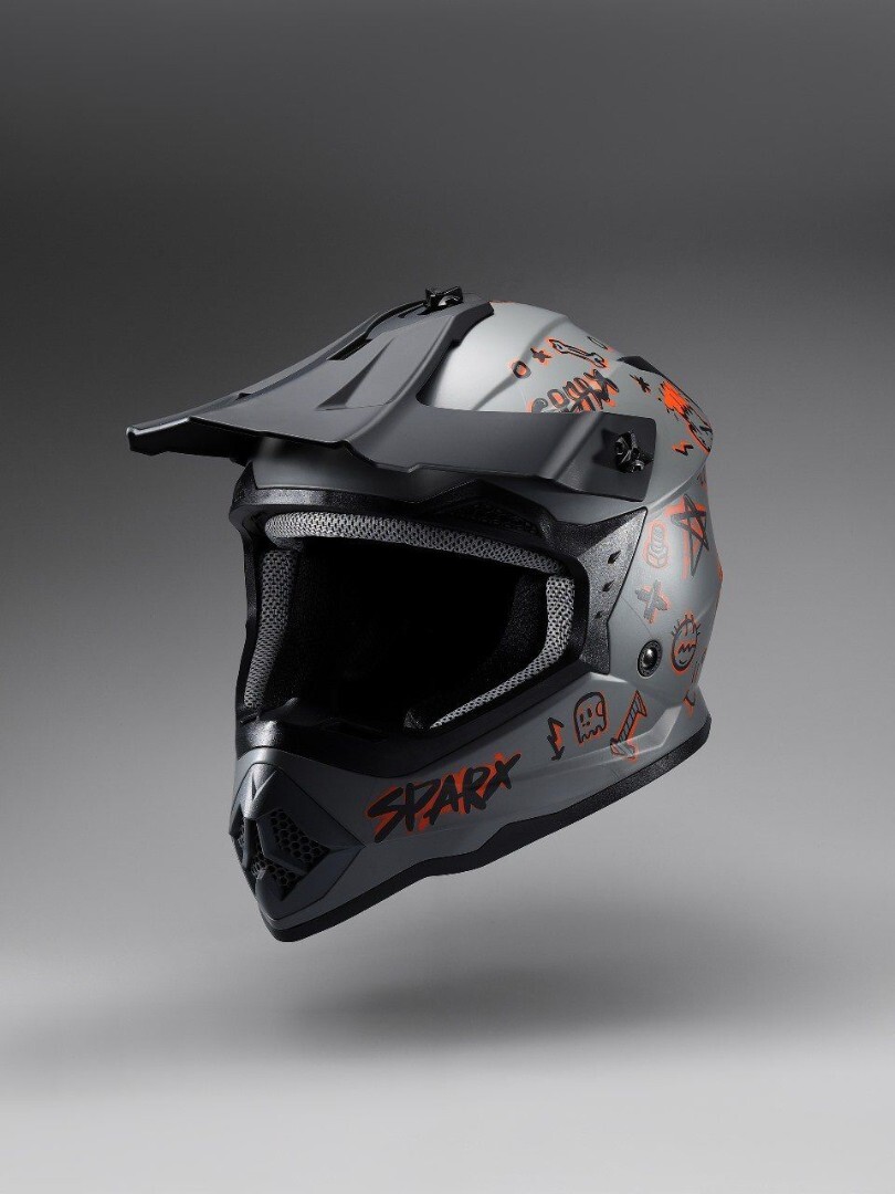 Шлем кроссовый SPARX Jet Graffity WS-905