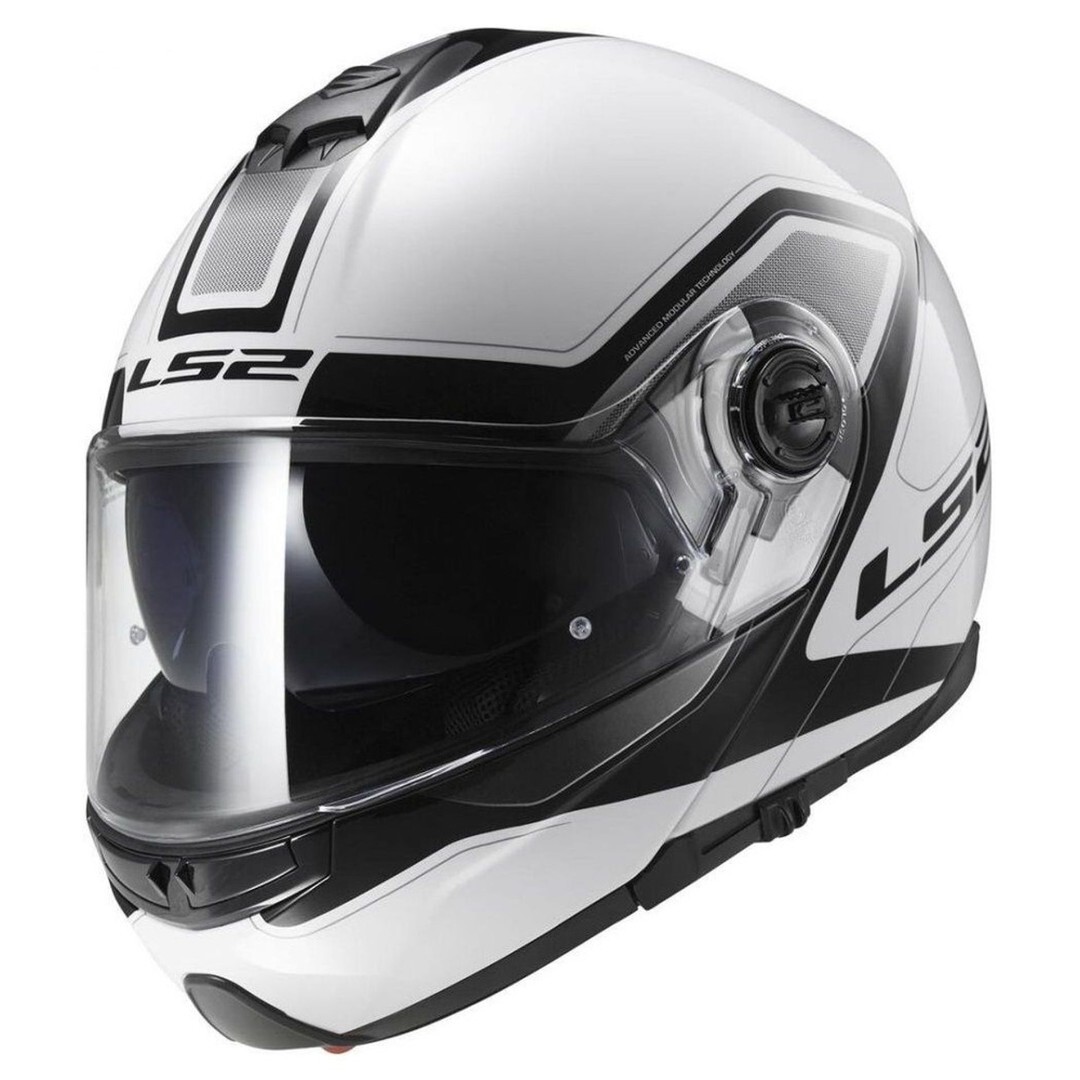 Шлем модуляр снегоходный LS2 FF325 STROBE ELECTRIC SNOW CIVIK с подогревом