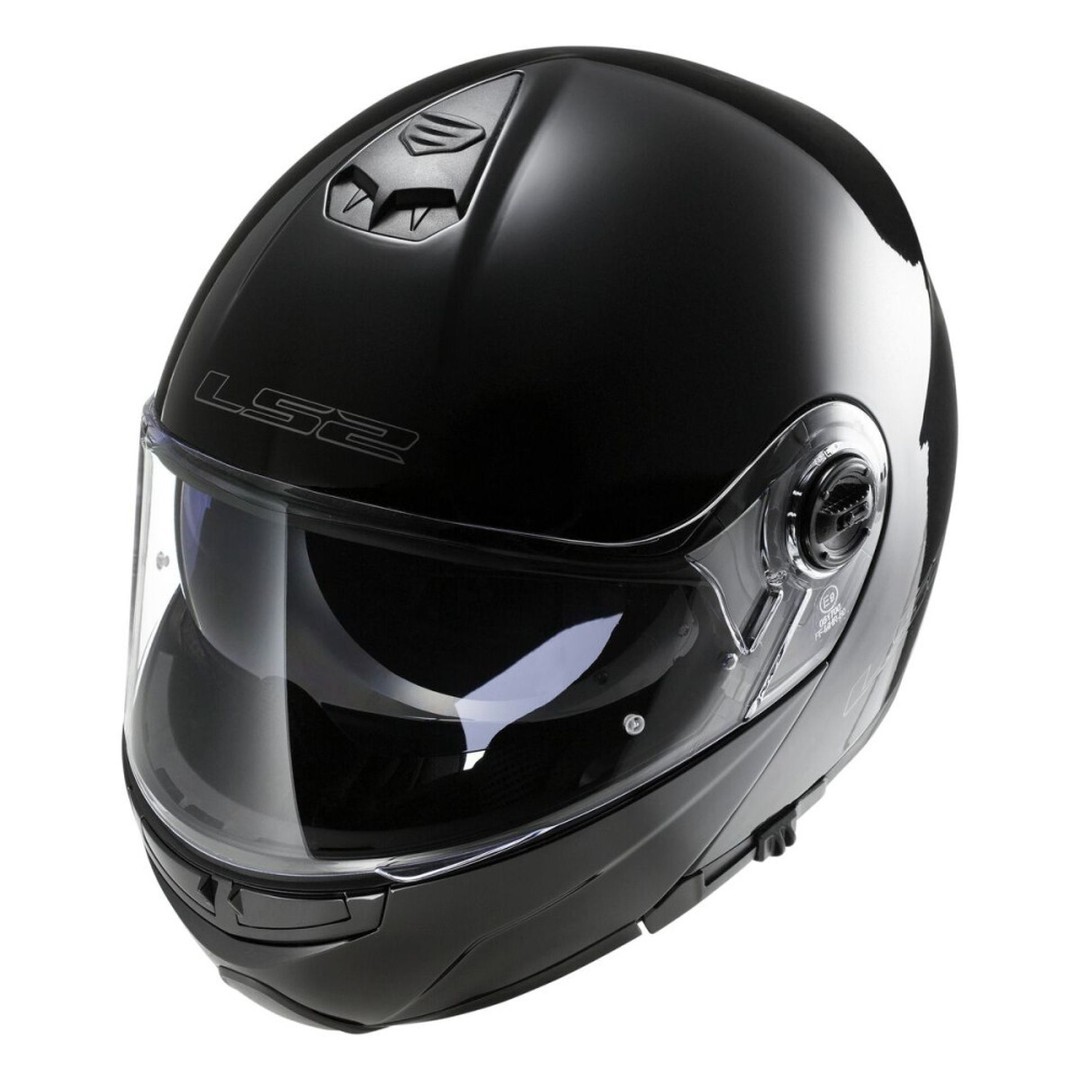 Шлем модуляр снегоходный LS2 FF325 STROBE ELECTRIC SNOW Solid с подогревом