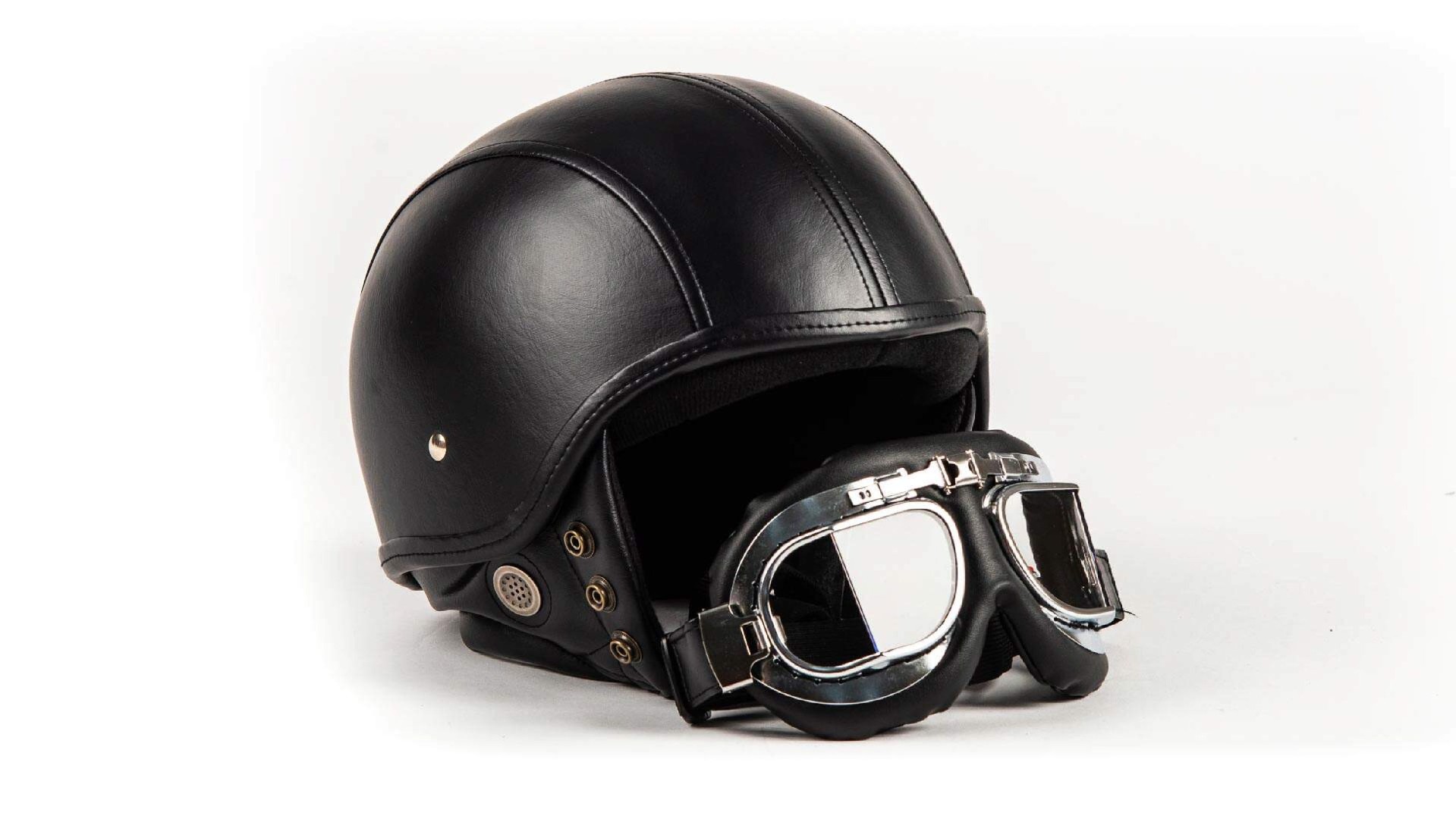 Шлем открытый THH T-62G LEATHER