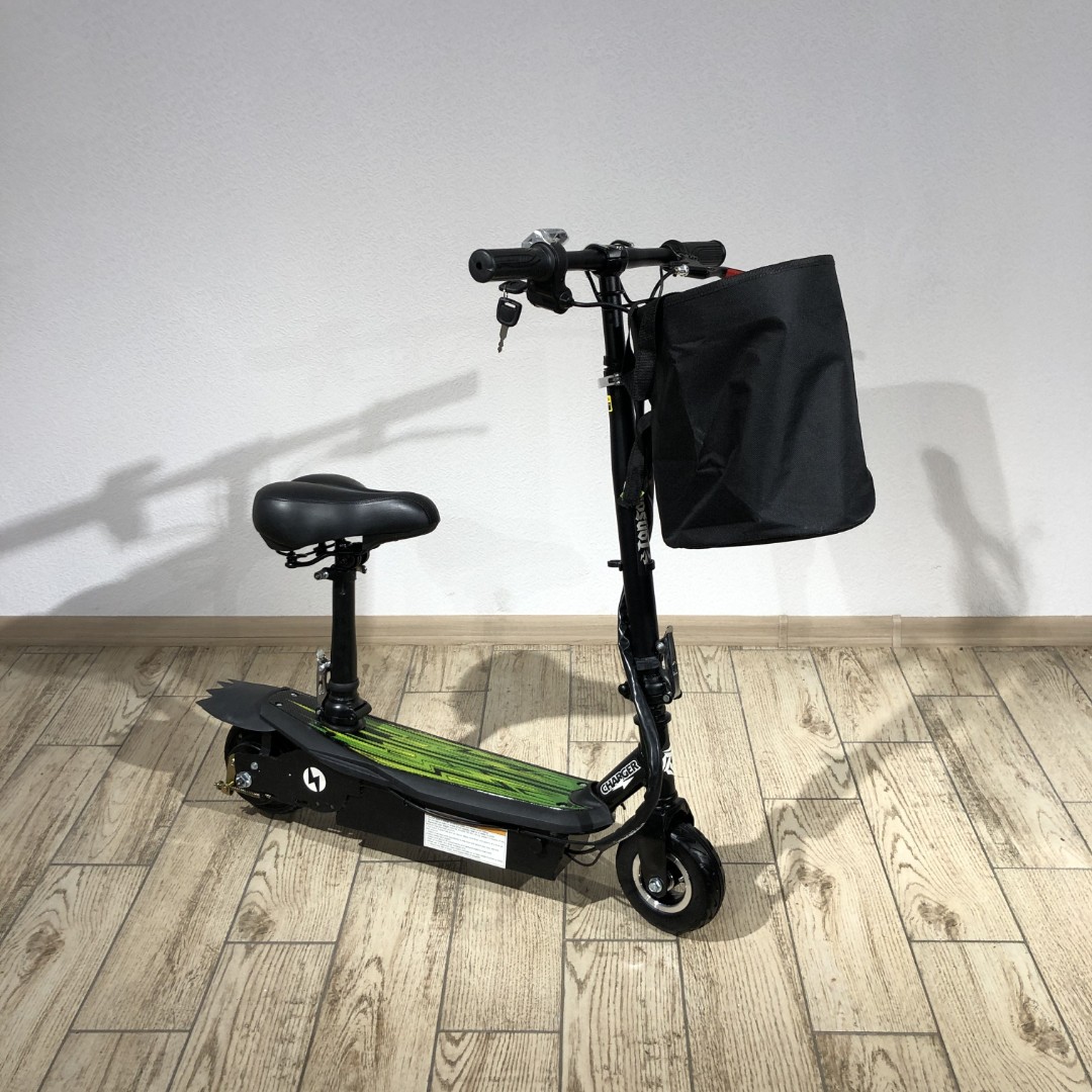 Электросамокат El-Sport Charger 120W с сиденьем и надувным передним колесом