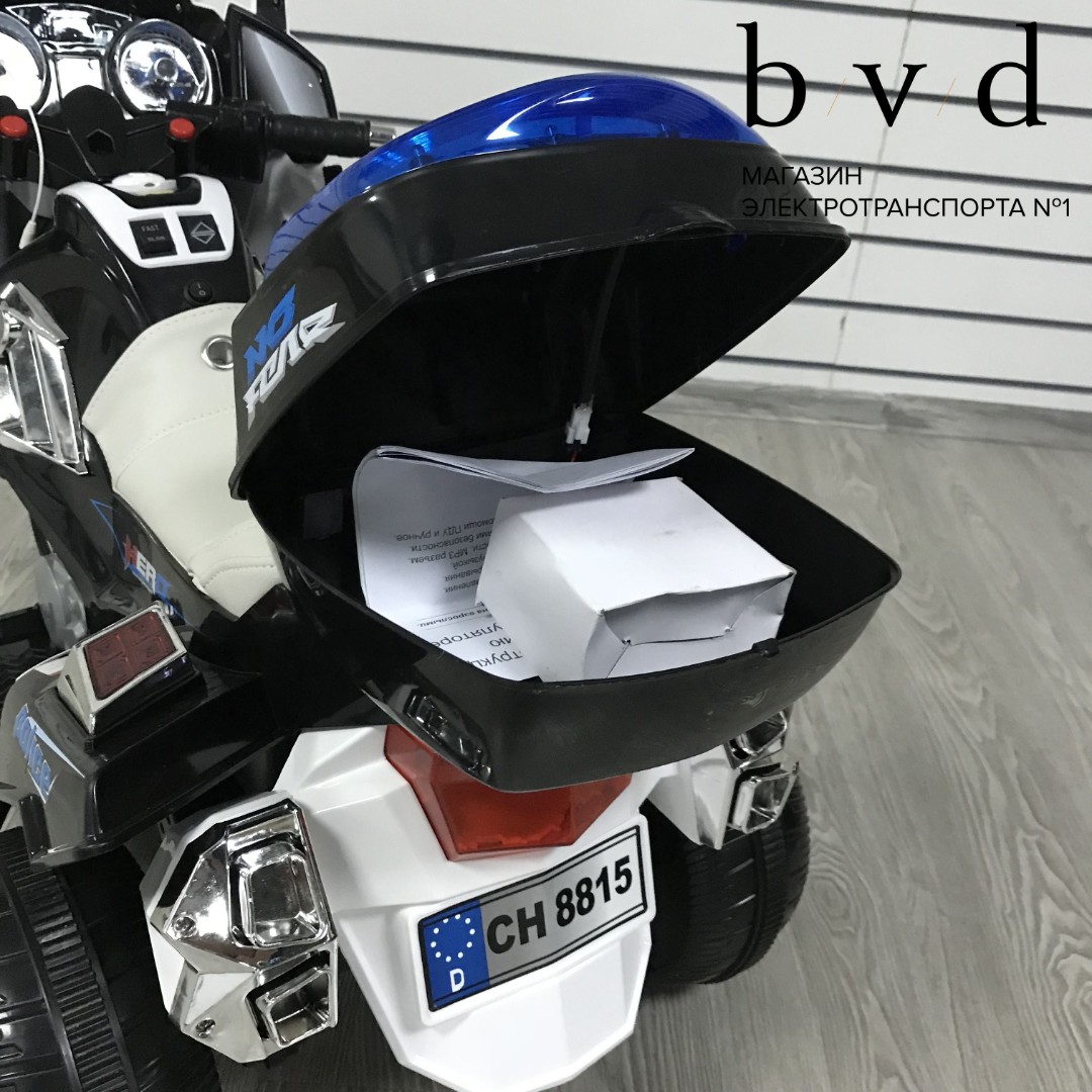 Детский электромотоцикл Moto Police — изображение 2