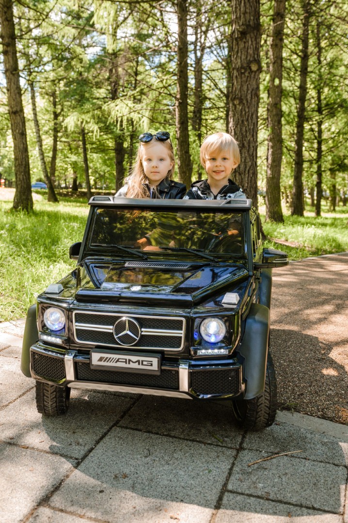 Детский электромобиль Mercedes Benz G63 AMG 4WD X555XX — изображение 4
