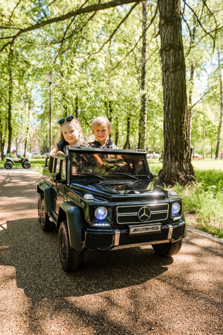 Детский электромобиль Mercedes Benz G63 AMG 4WD X555XX — изображение 3