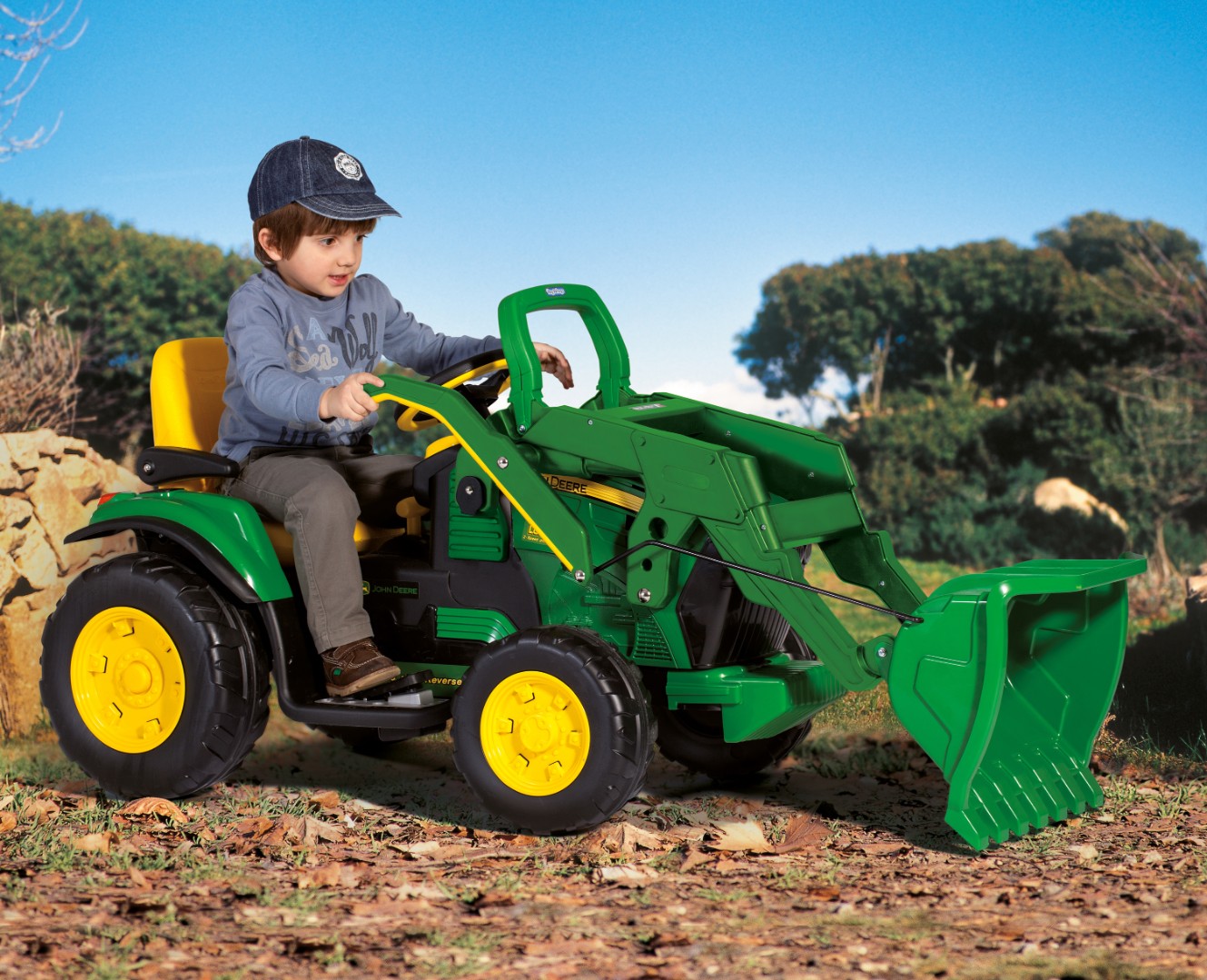 Детский электромобиль John Deere Ground Loader