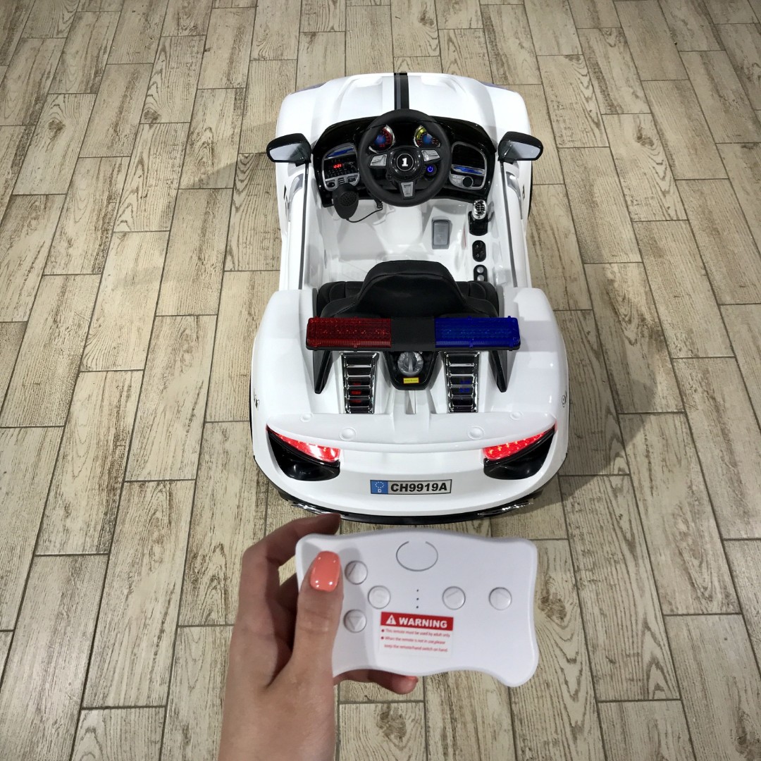Детский электромобиль Porsche 911 Police CH9919 — изображение 10