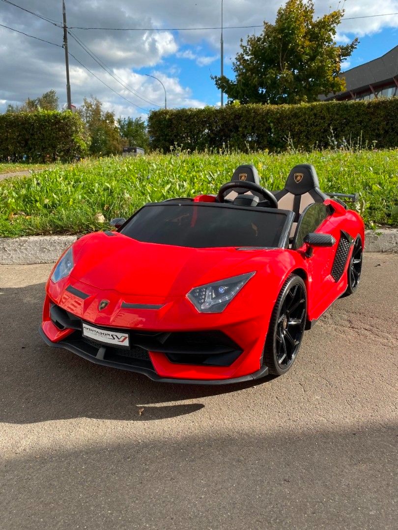 Детский электромобиль LAMBORGHINI AVENTADOR SVJ — изображение 36