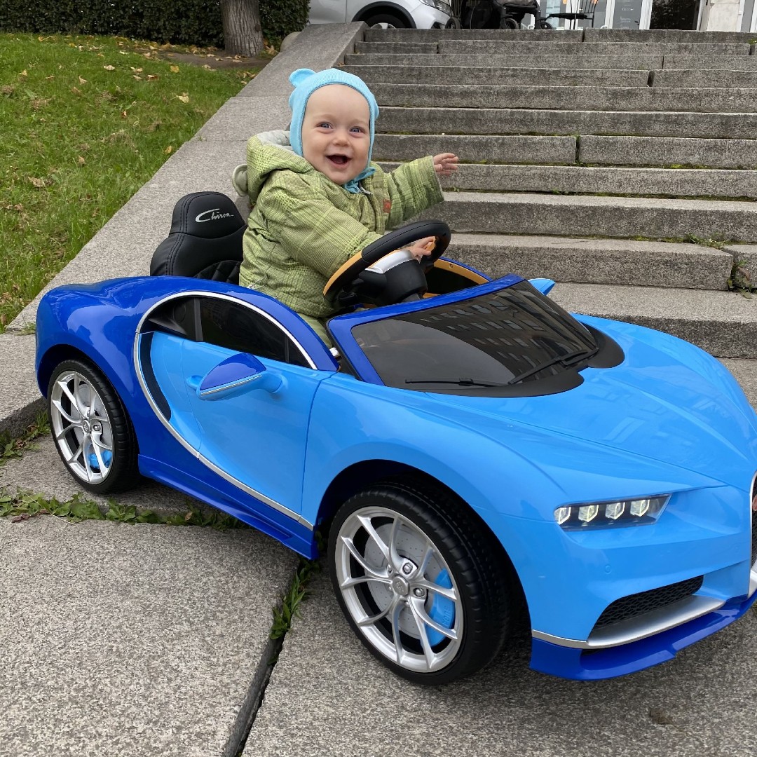 Детский электромобиль Bugatti Chiron HL318 — изображение 7
