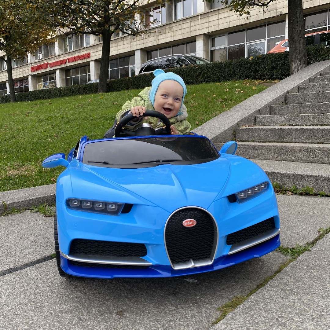 Детский электромобиль Bugatti Chiron HL318 — изображение 5