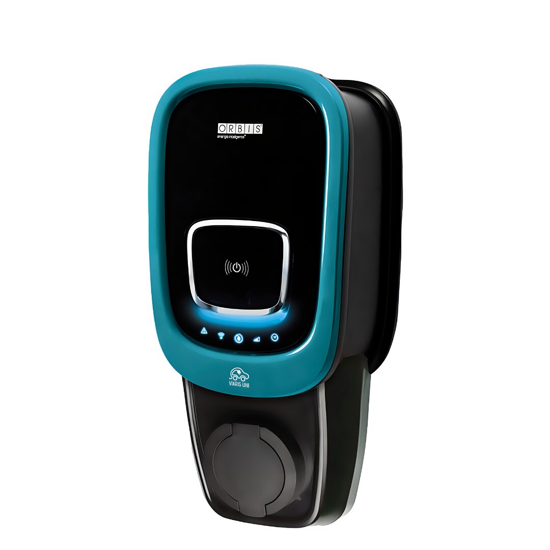 Зарядная станция Orbis VIARIS UNI BT2 230V однофазная 7,4 кВт с розеткой T2 с затвором
