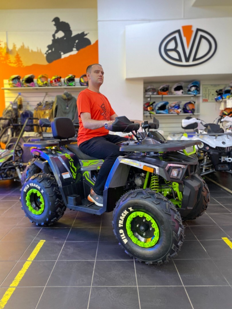 Бензиновый квадроцикл ATV 200 WILD TRACK X (баланс. вал)