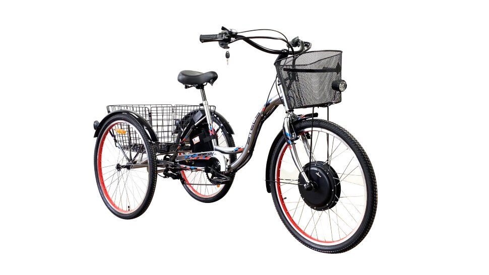 Электровелосипед Трехколесный (Трицикл) Horza Stels Trike 26-1000