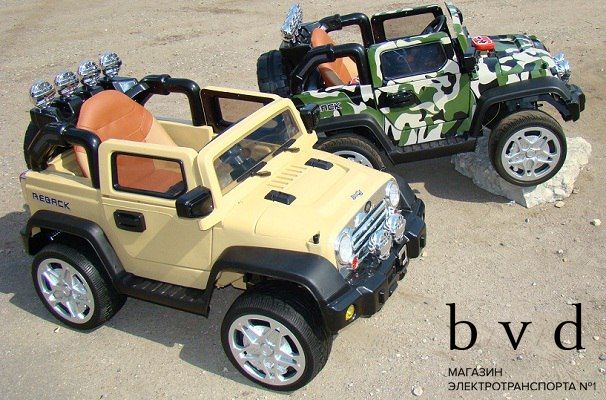 Детский электромобиль Jeep Wrangler