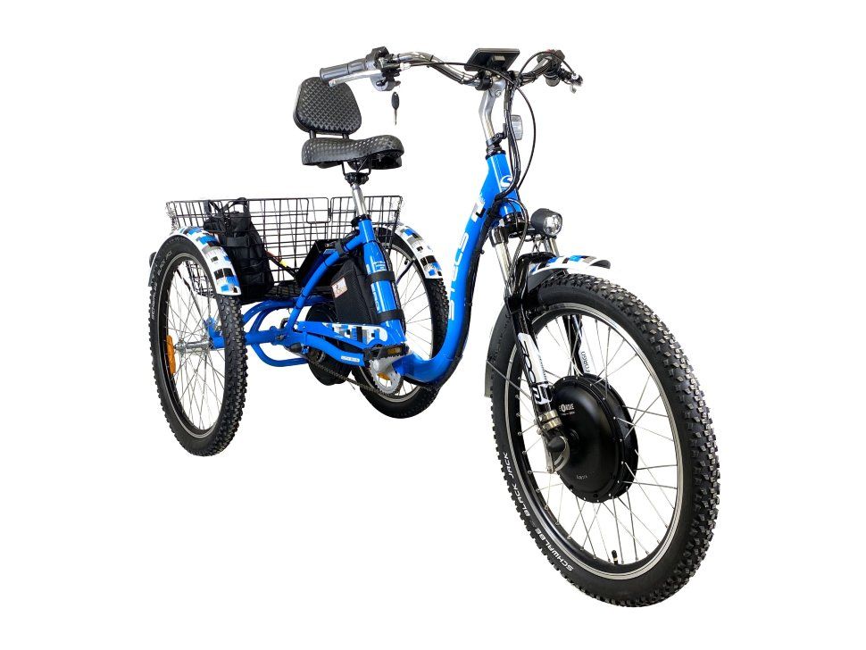 Электровелосипед Трехколесный (Трицикл) Horza Stels Trike 24-2000 полный привод