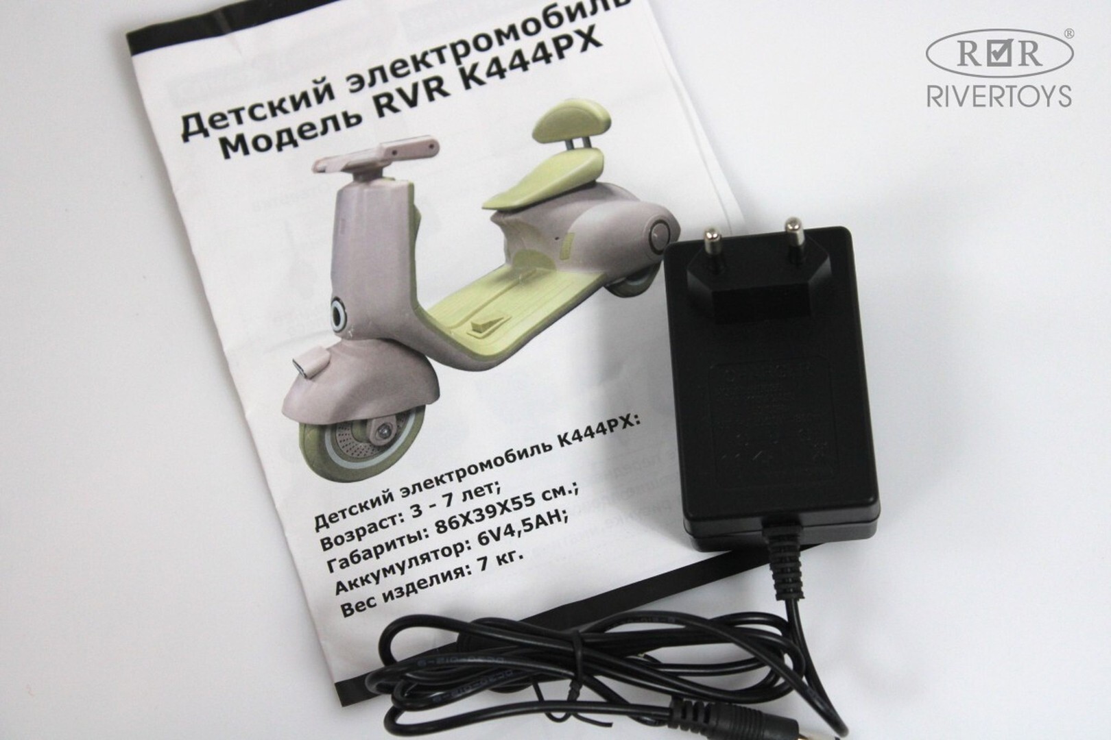 Детский электромотоцикл Vespa K444PX — изображение 15