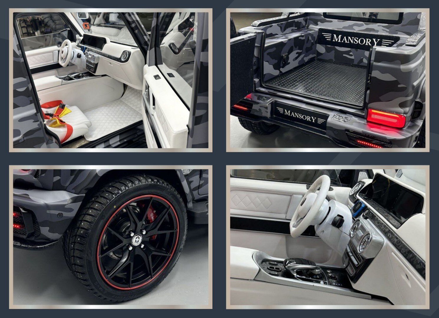 Детский электромобиль G WAGEN P900 ROCKET (MANSORY & PHILIPP PLEIN EDITION) — изображение 2