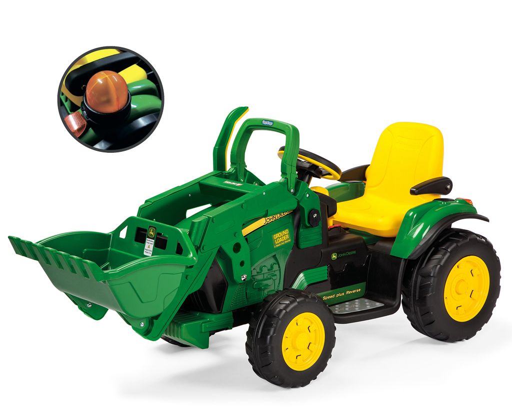 Детский электромобиль John Deere Ground Loader New