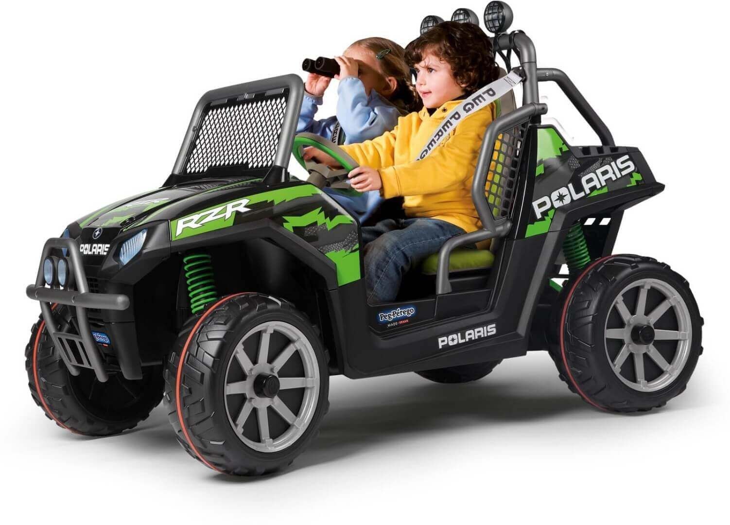 Детский электромобиль Polaris Ranger RZR Green Shadow 2019