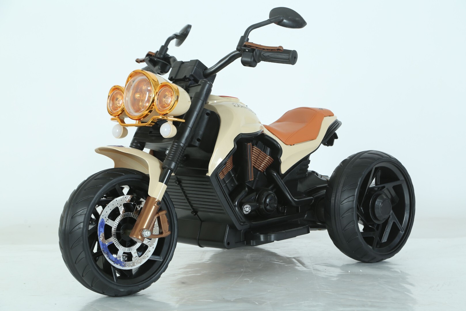 Детский электромотоцикл Harley-Davidson с люлькой 9912 — изображение 5