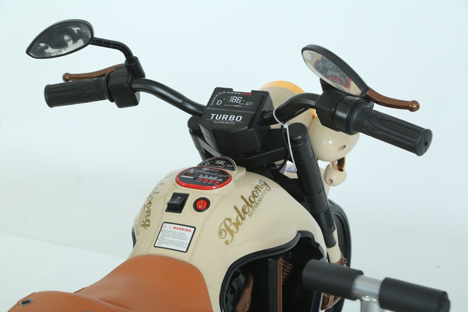 Детский электромотоцикл Harley-Davidson с люлькой 9912 — изображение 10