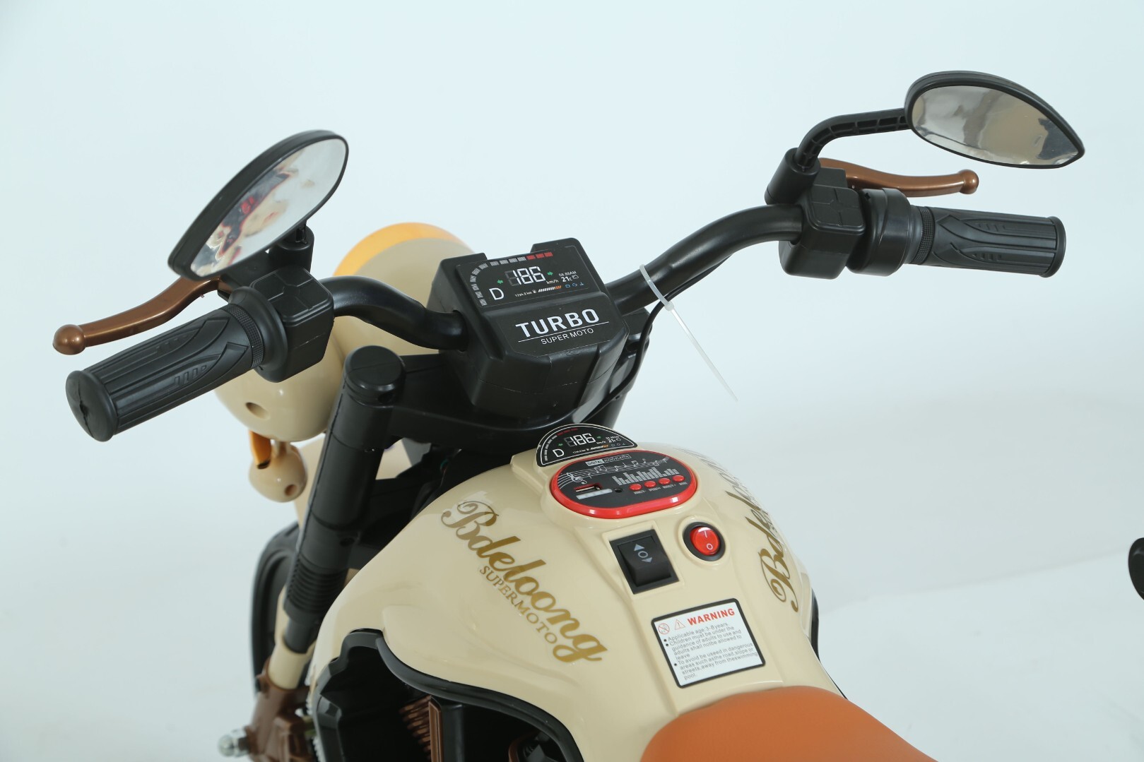 Детский электромотоцикл Harley-Davidson с люлькой 9912 — изображение 11