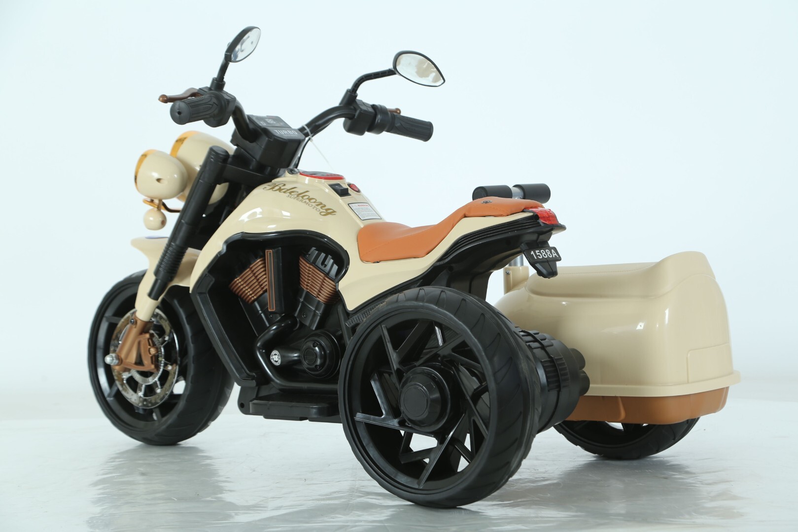 Детский электромотоцикл Harley-Davidson с люлькой 9912 — изображение 8