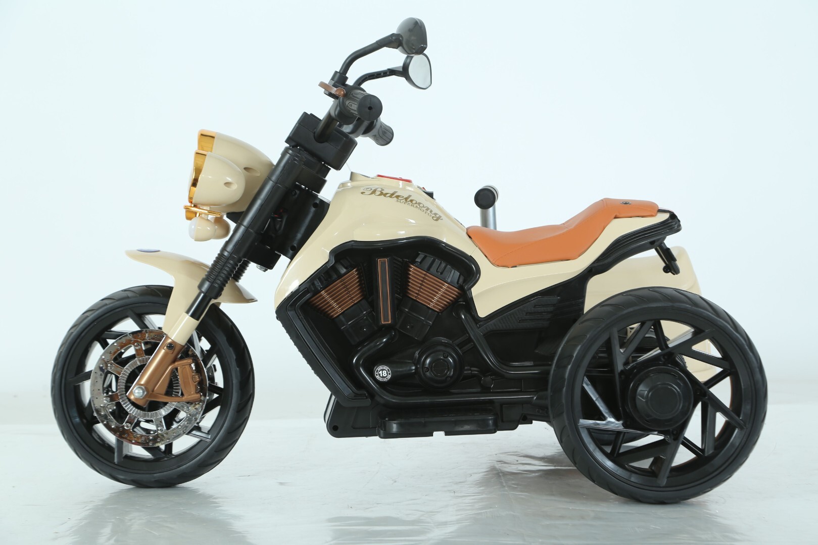 Детский электромотоцикл Harley-Davidson с люлькой 9912 — изображение 4