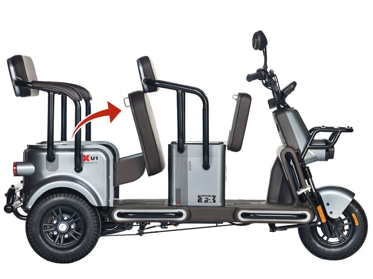 Электротрицикл Wanshida U1-X 60V 800Вт — изображение 3