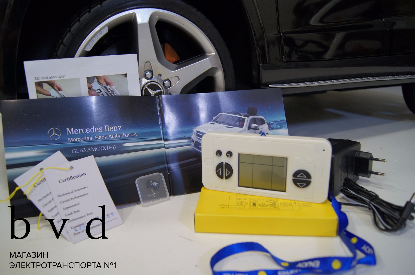 Детский электромобиль Mercedes Benz GL63 A999AA — изображение 23