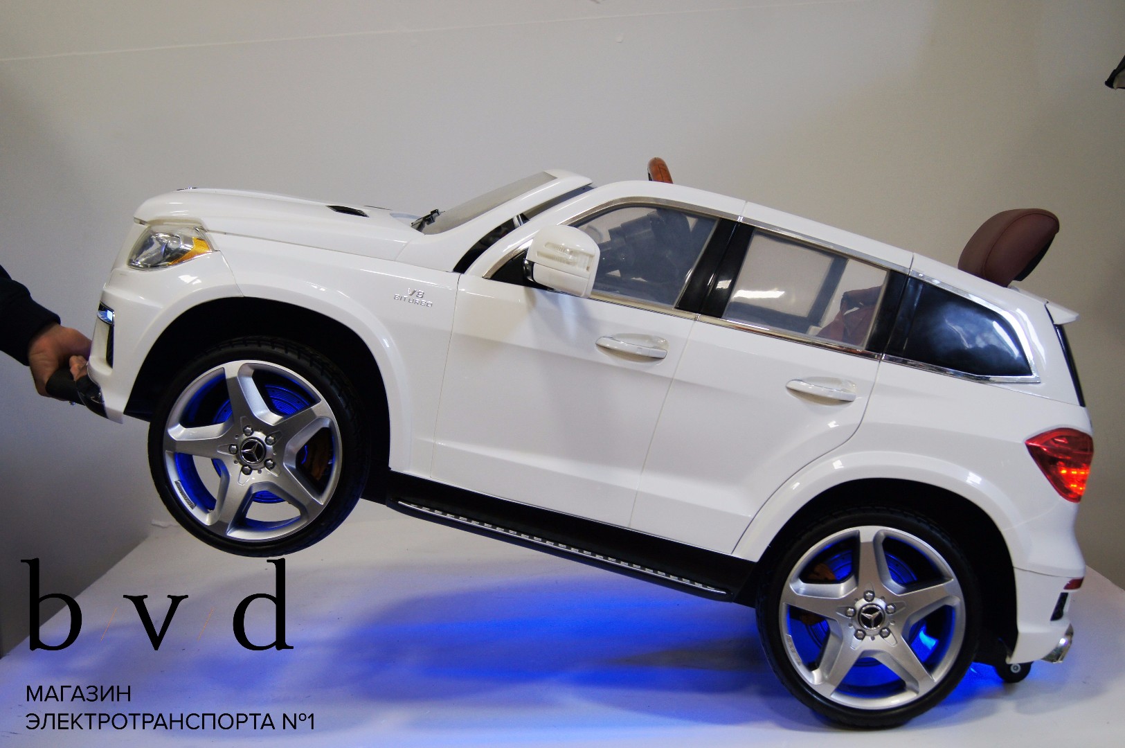 Детский электромобиль Mercedes Benz GL63 A999AA — изображение 2